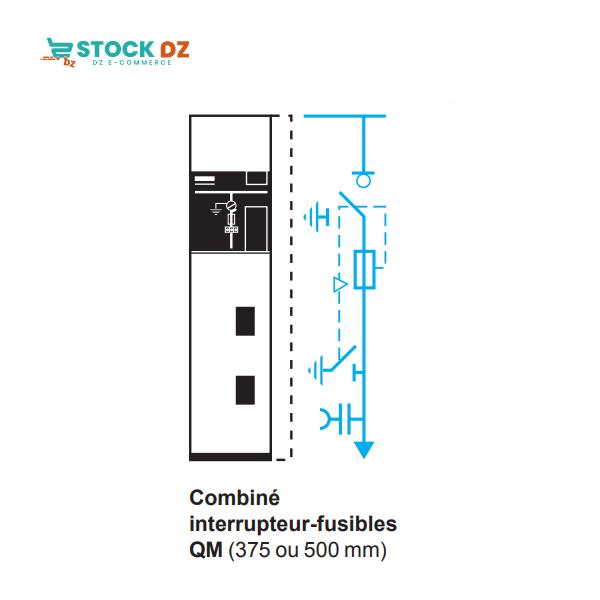 CELLULE PROTECTION TRANSFORMATEUR PAR FUSIBLE QM 36KV SCHNEIDER
