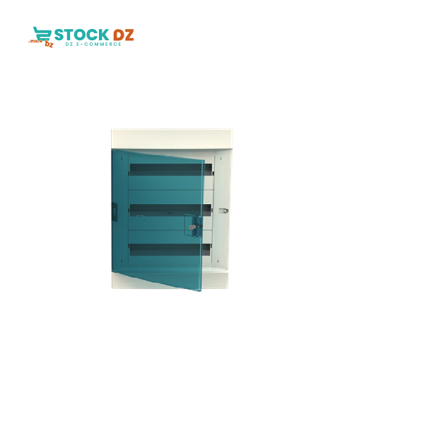 Mistral 41F-Coffret plastique blanc IP 41 - 36 modules (encastré - porte transparente)
