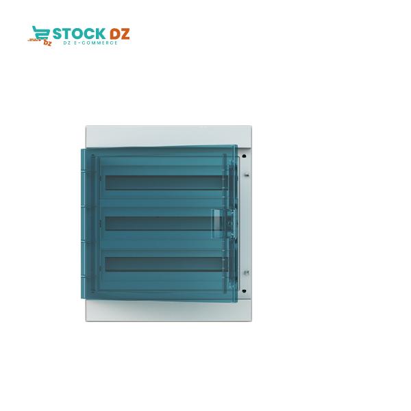 Mistral 65- Coffret plastique blanc IP65 - 54 modules - 3R ( apparent-porte transparente)