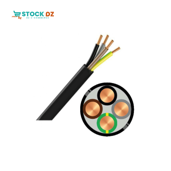 Cable 4x2.5mm² Rigide Bobine 100 ML